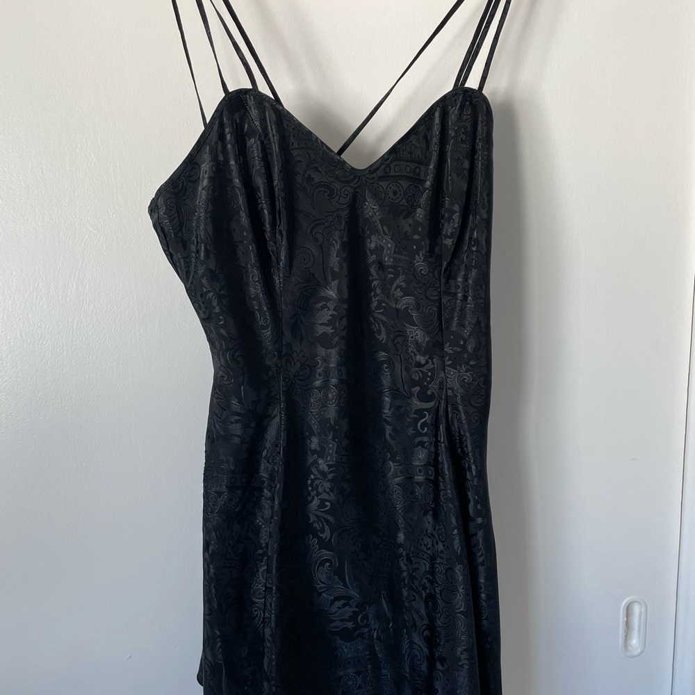 Vintage Victoria's Secret Black Slip Dress